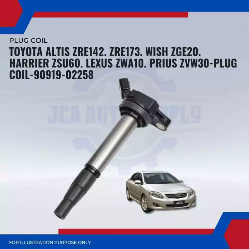 Toyota Altis ZRE142-ZRE173-Wish ZGE20-Harrier ZSU60-Lexus ZWA10-Prius ZVW30-Ignition Coil-90919-02258