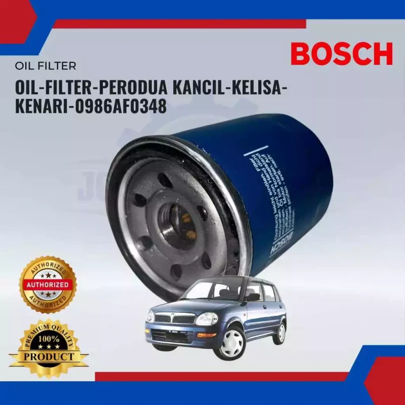 Bosch Oil Filter-Perodua Kancil. Kelisa. Kenari-0986AF0348