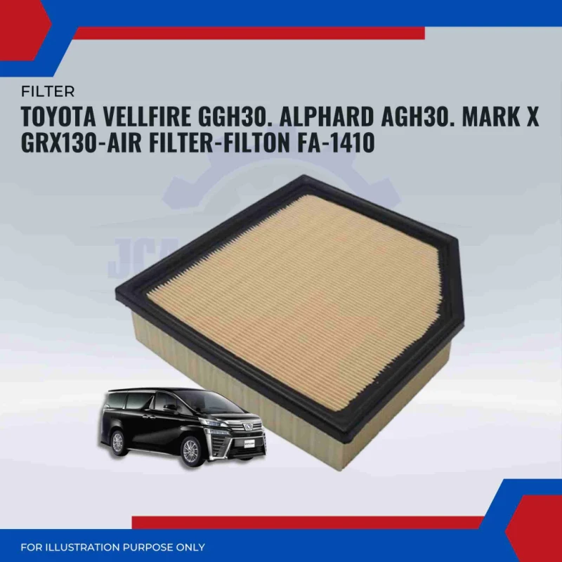 Air Filter-Toyota Vellfire GGH30. Alphard AGH30. Mark X GRX130 Filton FA-1410