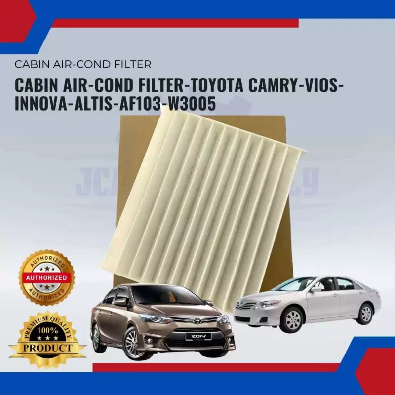 Air-Cond Filter-Toyota Camry ACV40. Vios NCP93. NCP150. Innova. Hilux KUN25. Altis-AF103-W3005