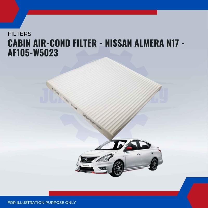 Cabin Air-Cond Filter-Nissan Almera N17-AF105-W5023