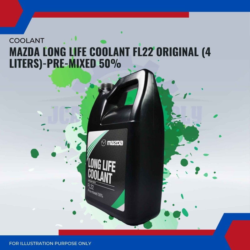 MAZDA Long Life Coolant FL22 (4 Liters) ORIGINAL - Pre-mixed 50%