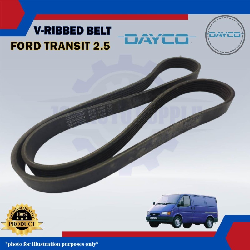 V-Ribbed Belt-Ford Transit 2.5cc-DAYCO-6PK1435