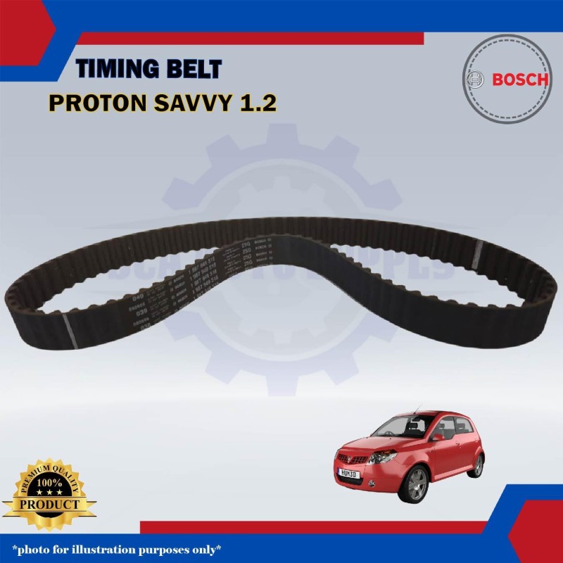 Timing Belt-Proton Savvy 1.2-BOSCH-1987949518
