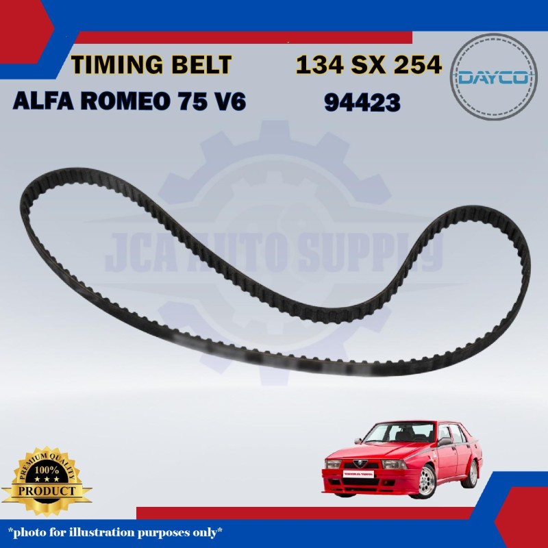 Timing Belt-Alfa Romeo 75 V6 2.5cc 3.0cc-94423-134SX254