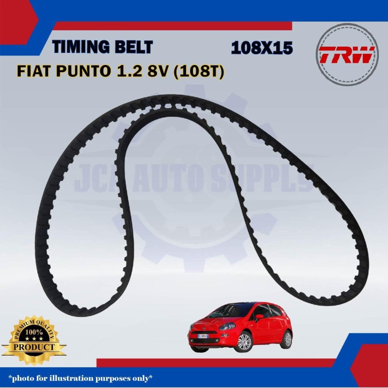 Timing Belt-Fiat Punto 1.2cc 8V (108T)-TRW-4817912 (108X15)