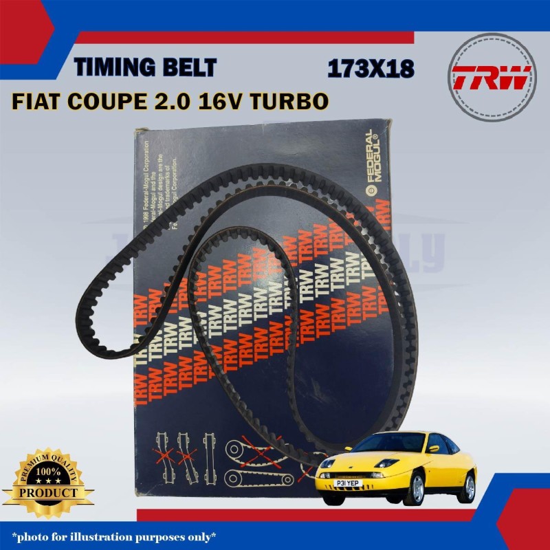 Timing Belt-Fiat Coupe 2.0cc 16V Turbo (173T)-TRW-4817779 (173X18)