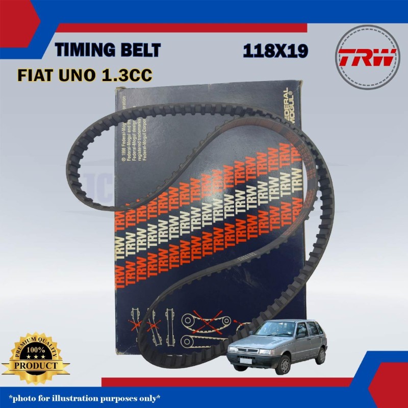 Timing Belt-Fiat Uno 1.3cc-TRW-4817533 (118X19)