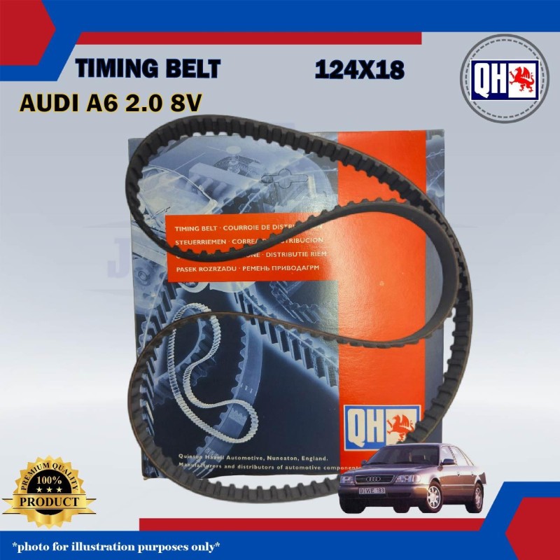 Timing Belt-Audi A6 2.0cc 8V-QHUK-QTB303 (124X18)