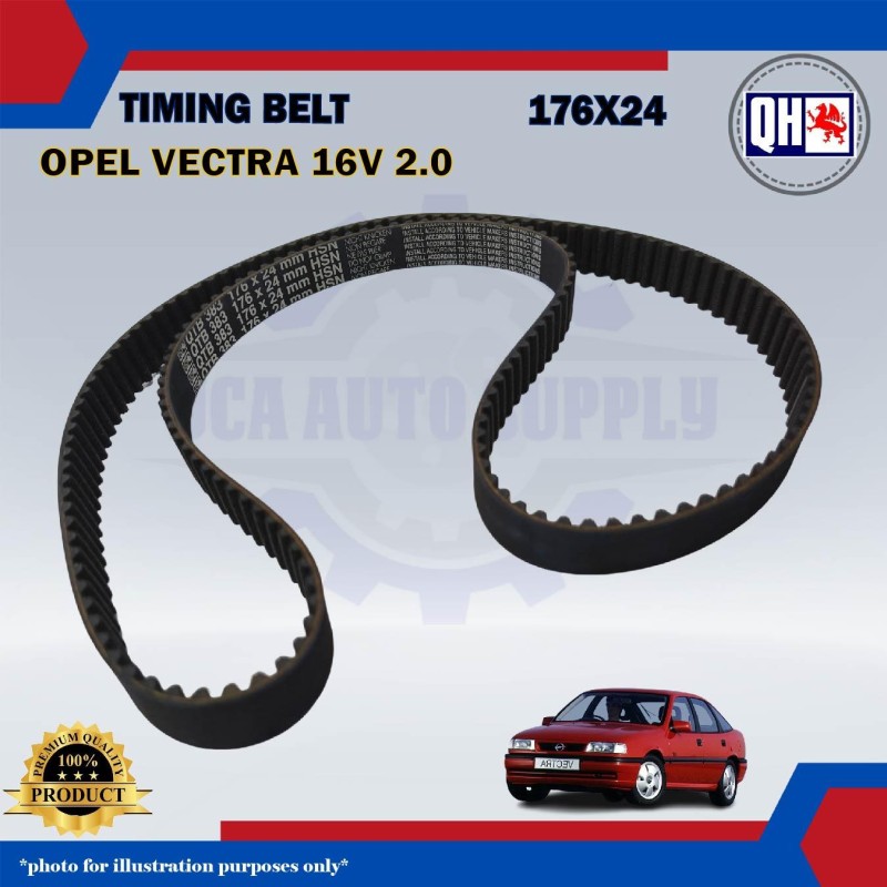 Timing Belt-Opel Vectra 2.0cc 16V-QHUK-QTB383 (176X24)