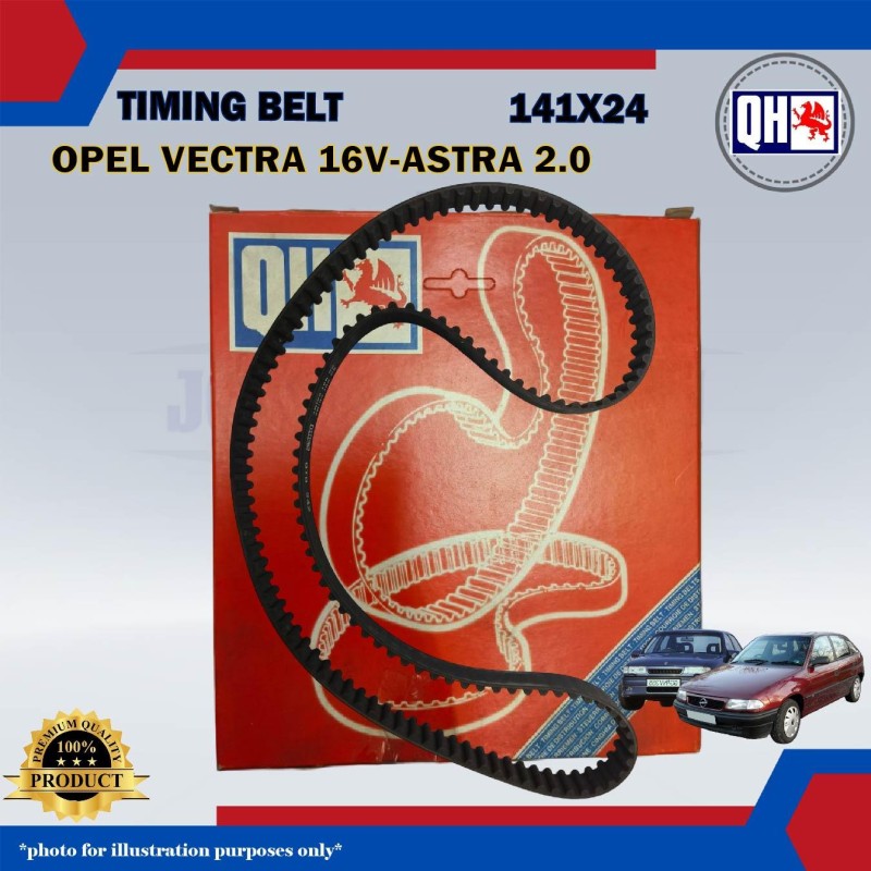 Tali Timing-Opel Vectra 2.0 16V-Astra 2.0-Timing Belt-QHUK-QTB242 (141X24)