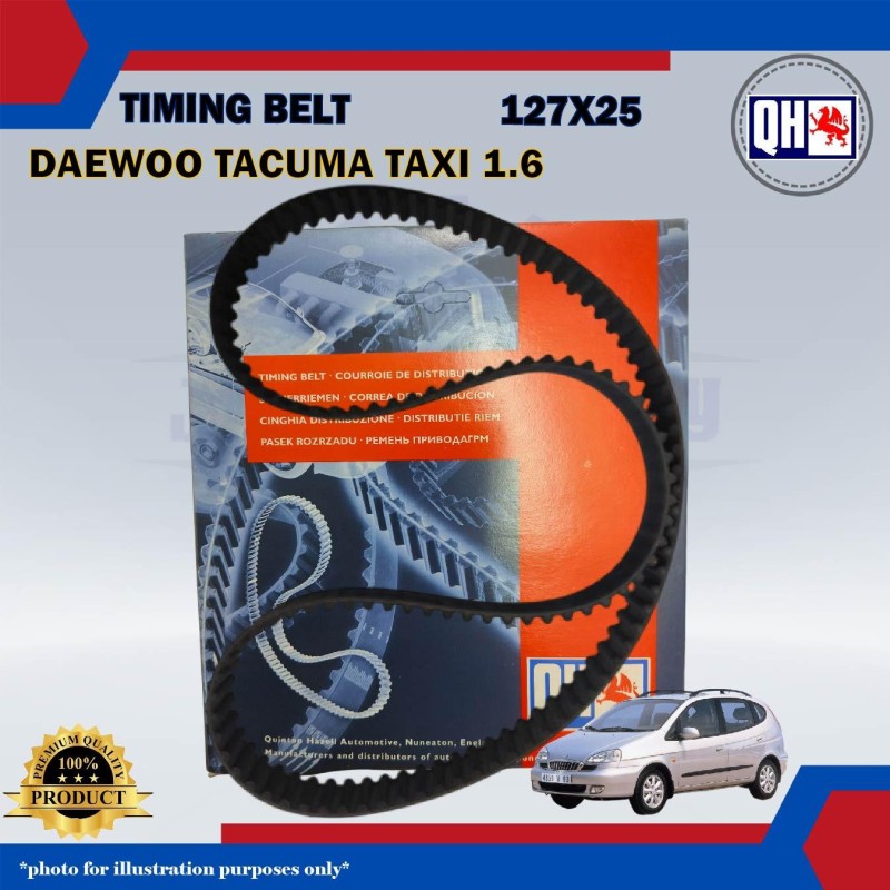 Timing Belt-Daewoo Tacuma Taxi U100 1.6cc-QHUK-QTB463 (127X25)