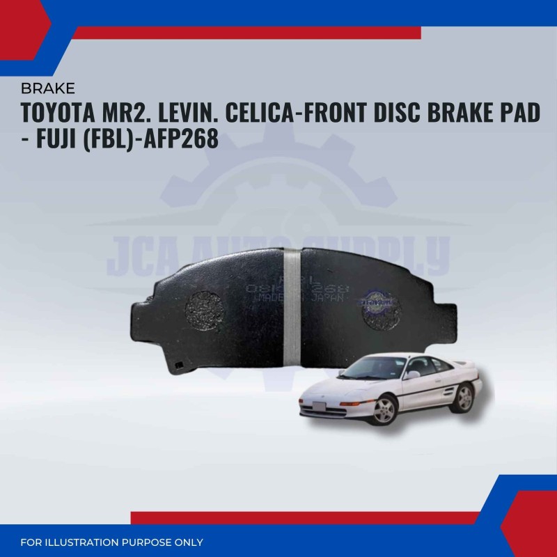 Toyota MR2. Levin. Celica-Front Disc Brake Pad - FUJI (FBL)-AFP268