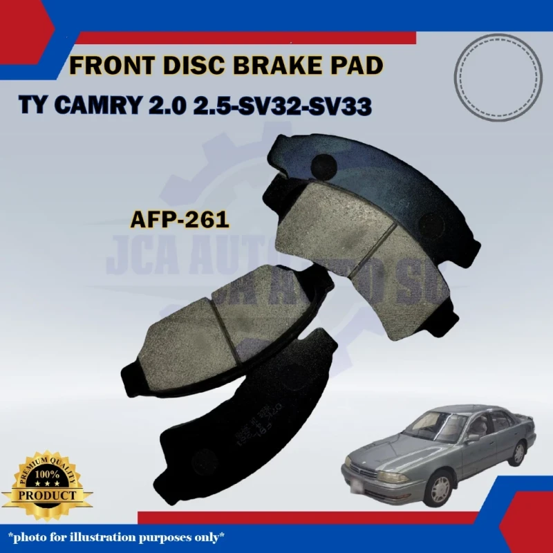 Toyota Camry 2.0cc 2.5cc (IMP)-SV32-SV33-Front Disc Brake Pad Set-FBL-AFP261