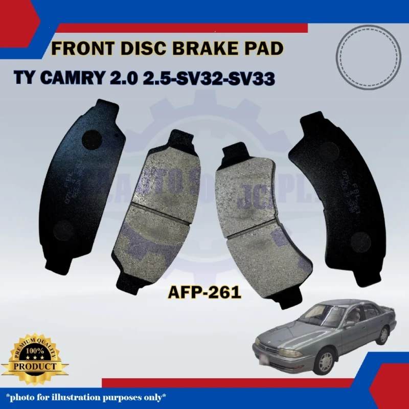Toyota Camry 2.0cc 2.5cc (IMP)-SV32-SV33-Front Disc Brake Pad Set-FBL-AFP261