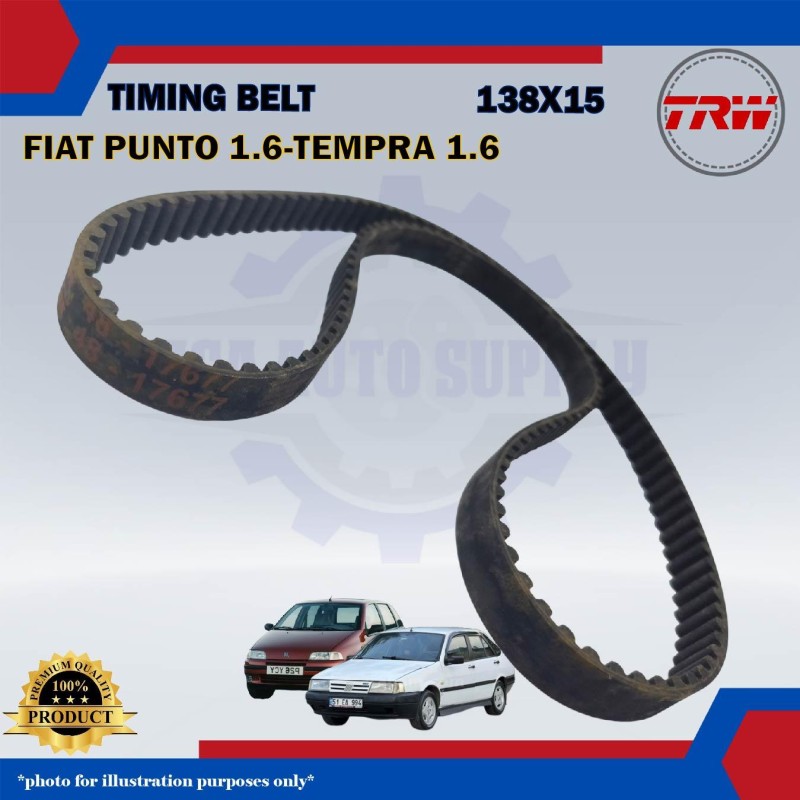 Timing Belt-Fiat Punto 1.6cc-Tempra 1.6cc-TRW-4817677 (138X15)