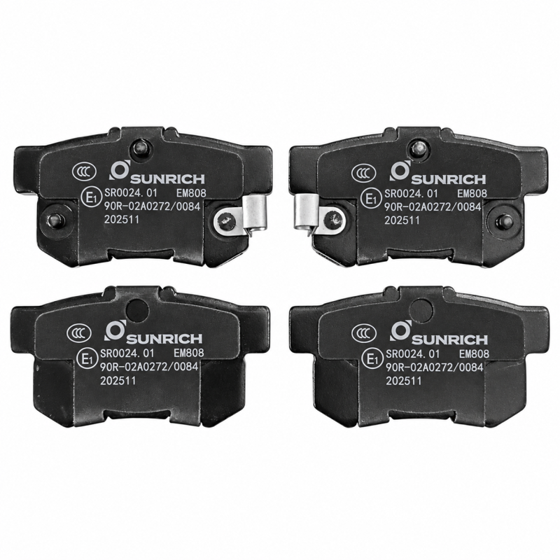 SUNRICH Honda Civic SNA/TRO, CRV S9A, Accord SDA/SM4/SV4, Odyssey RA1/RA2 Rear Brake Pad - 1 Sets Brek Belakang SR0024.01