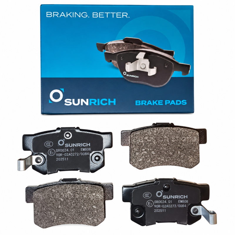 SUNRICH Honda Civic SNA/TRO, CRV S9A, Accord SDA/SM4/SV4, Odyssey RA1/RA2 Rear Brake Pad - 1 Sets Brek Belakang SR0024.01
