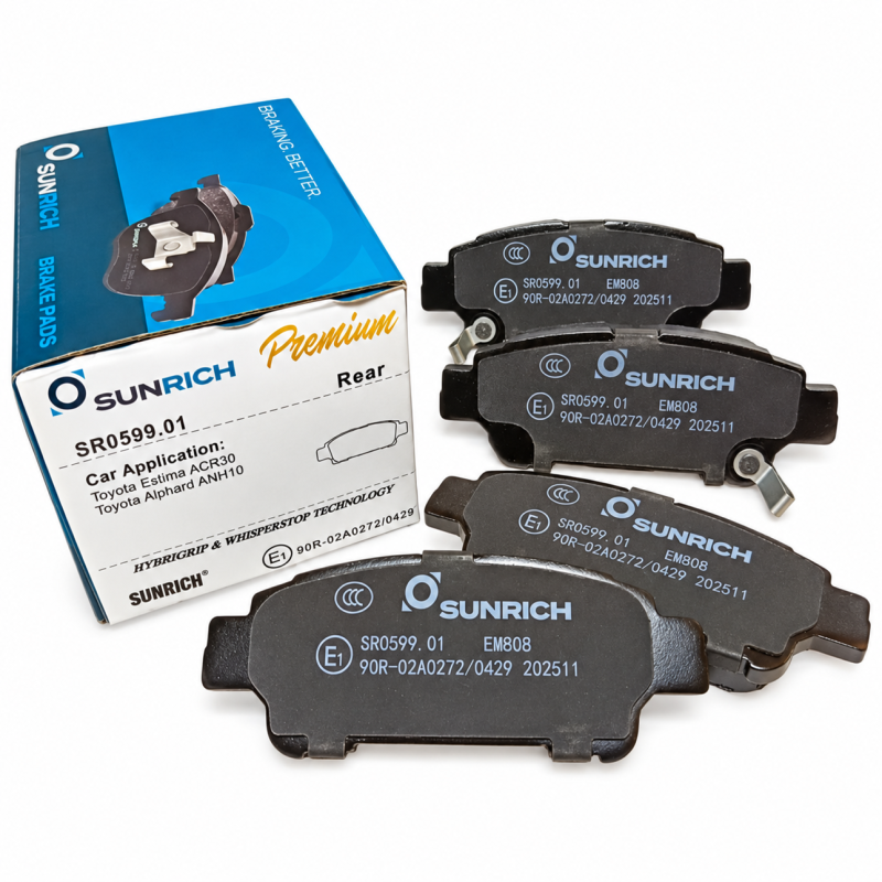 SUNRICH Toyota Alphard ANH10, Estima ACR30 Rear Brake Pad Brek Belakang SR0599.01