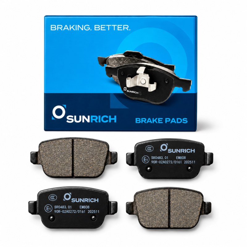 SUNRICH Proton Preve, Suprima, Exora Bold, Ford Mondeo, Ford S-MAX Rear Brake Pad Brek Belakang SR0483.01 - 1 Sets