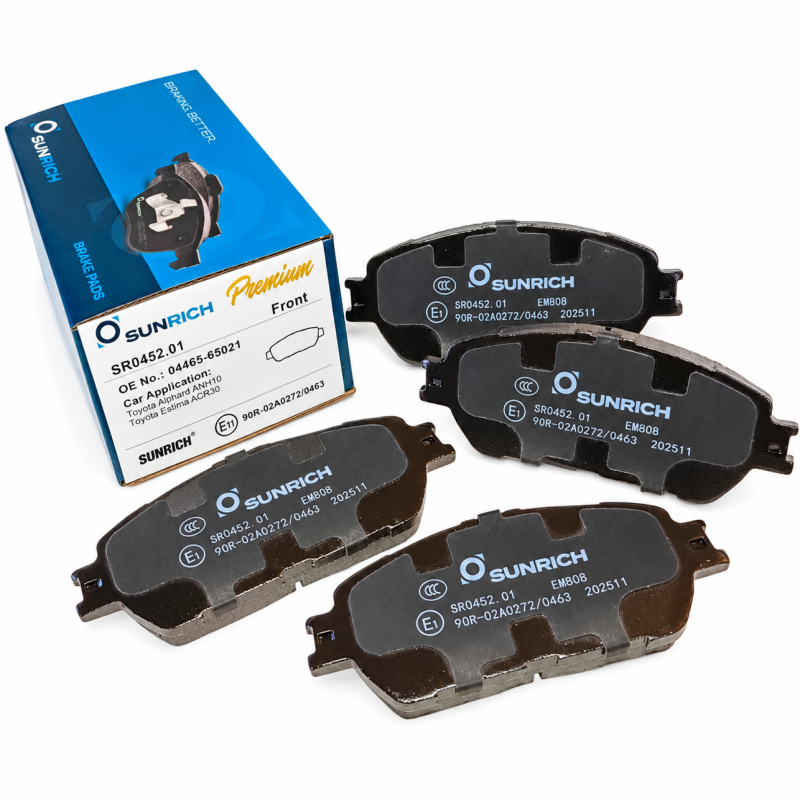 SUNRICH Toyota Alphard ANH10, Estima ACR30 Front Brake Pad Brek Depan Hadapan SR0452.01m- 1 Sets