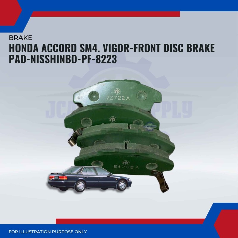 Honda Accord SM4. Vigor-Front Disc Brake Pad-NISSHINBO-PF-8223