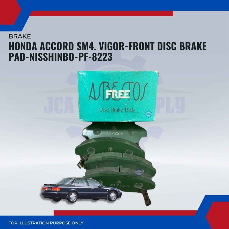 Honda Accord SM4. Vigor-Front Disc Brake Pad-NISSHINBO-PF-8223