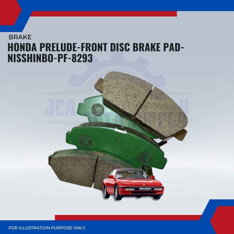 Honda Prelude-Front Disc Brake Pad-NISSHINBO-PF-8293