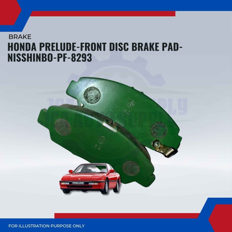 Honda Prelude-Front Disc Brake Pad-NISSHINBO-PF-8293