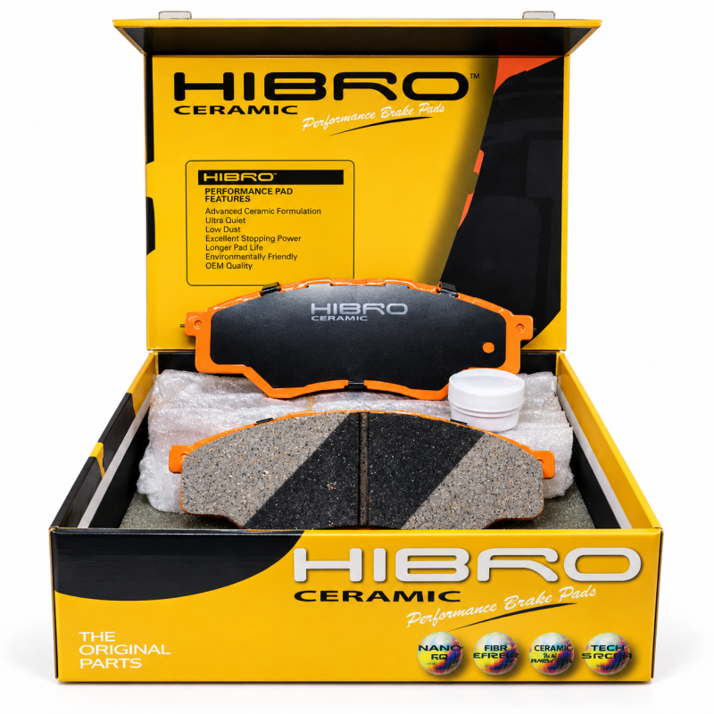 TOYOTA INNOVA OLD MODEL FRONT HIBRO CERAMIC DISC BRAKE PAD FREE BRAKE GREASE - 1 SETS