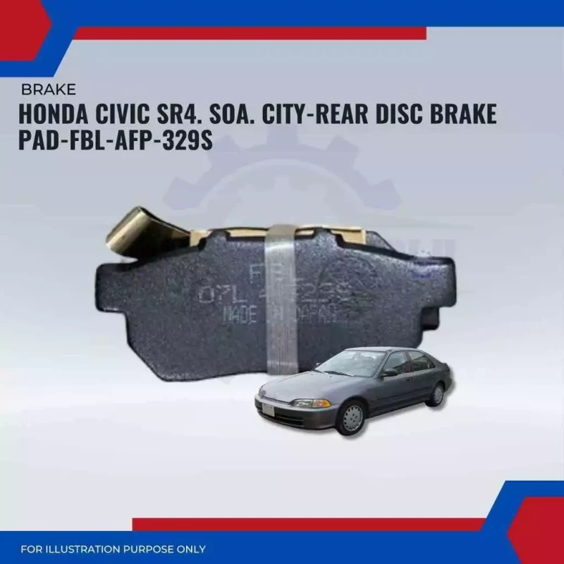 Honda Civic SR4. SO4. City TMO-Rear Brake Pads -FBL- AFP329S
