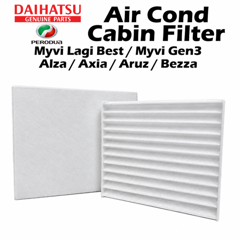Perodua/Daihatsu Myvi Gen3/Lagi Best Alza Old Axia Aruz Bezza Cabin Air Cond Filter Penapis Kabin