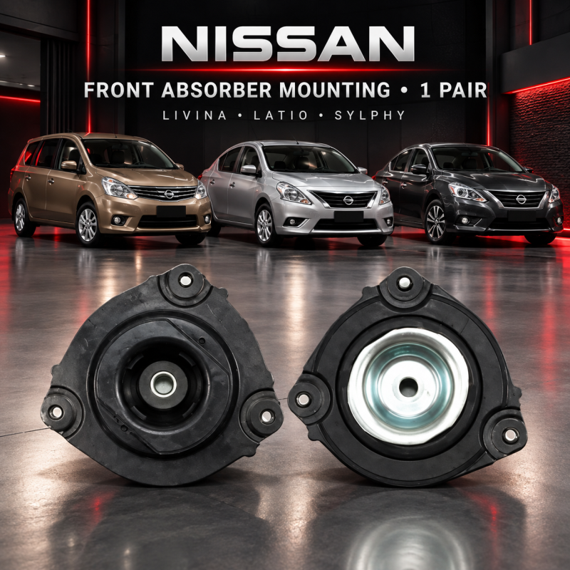 1PAIR NISSAN LIVINA LATIO SLYPHY FRONT ABSORBER MOUNTING 1PAIR OEM SET - 54320-0L00A-1SET