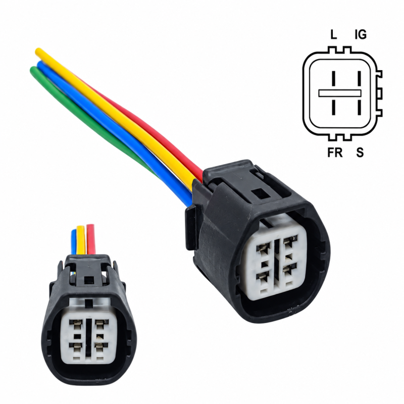 PERODUA MYVI, LAGI BEST AND TOYOTA AVANZA THROTTLE BODY SWITCH SOCKET CONNECTOR WITH HARNESS WIRE (4PIN )