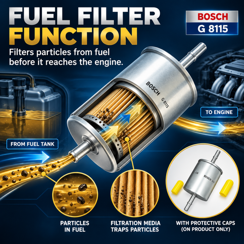 PROTON GEN2 /WAJA /PERSONA /SAVVY /BLM/FL/FLX/EXORA BOSCH FUEL FILTER