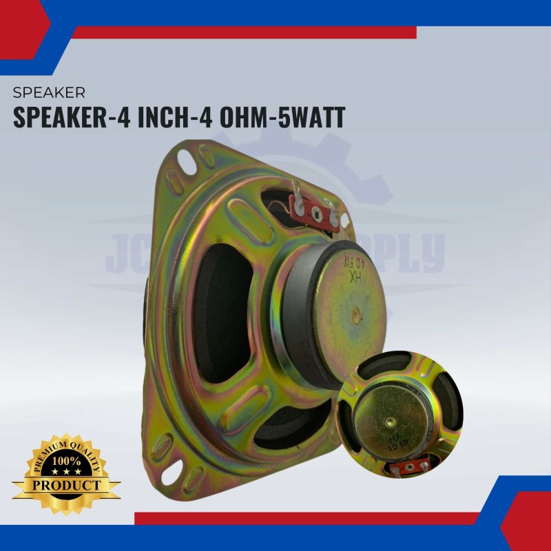 Speker-Speaker-4 inch-4 Ohm-5 Watt