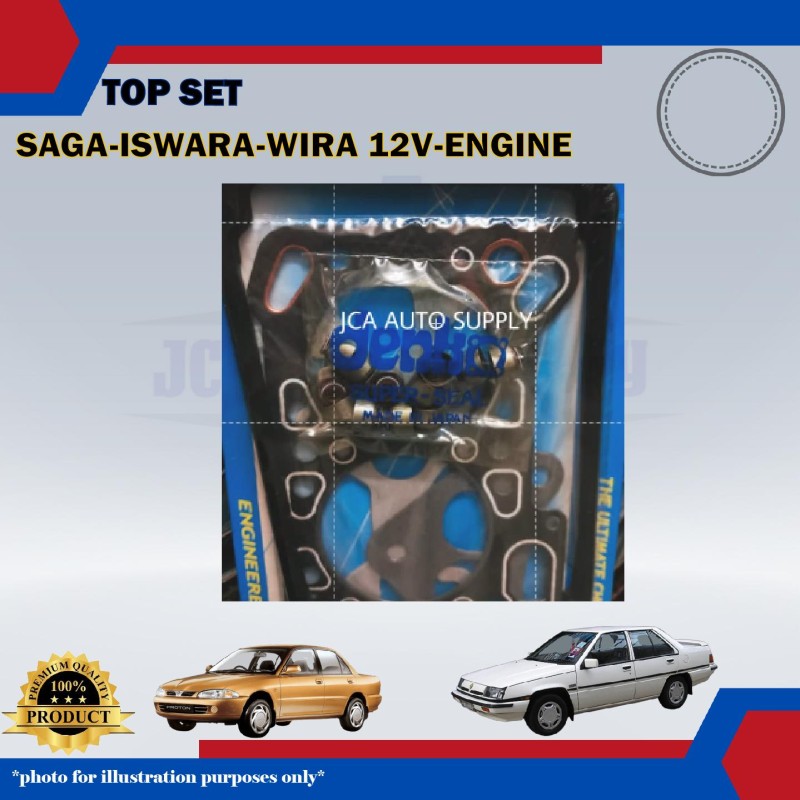 Top Set-Proton 12V-Saga-Wira-Iswara-Packing Varies