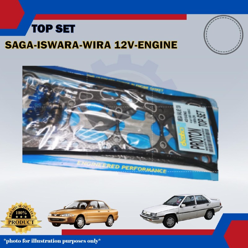 Top Set-Proton 12V-Saga-Wira-Iswara-Packing Varies