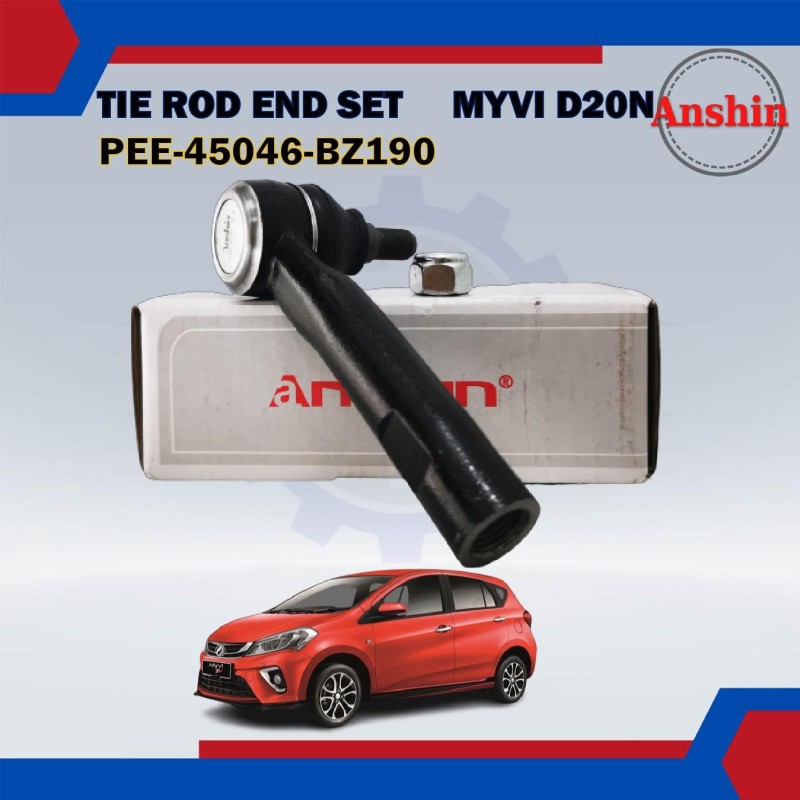 Tie Rod End Set-Perodua Myvi D20N-Anshin-PEE-45046-BZ190