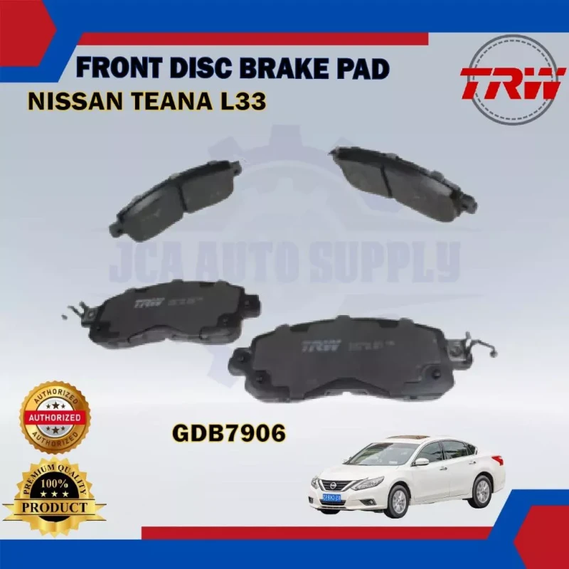 Nissan Teana L33-Slyphy B18-Front Disc Brake Pad-TRW-GDB7906