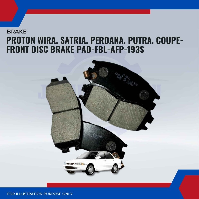 Proton Wira. Satria-Front Disc Brake Pad-FBL-AFP-139S