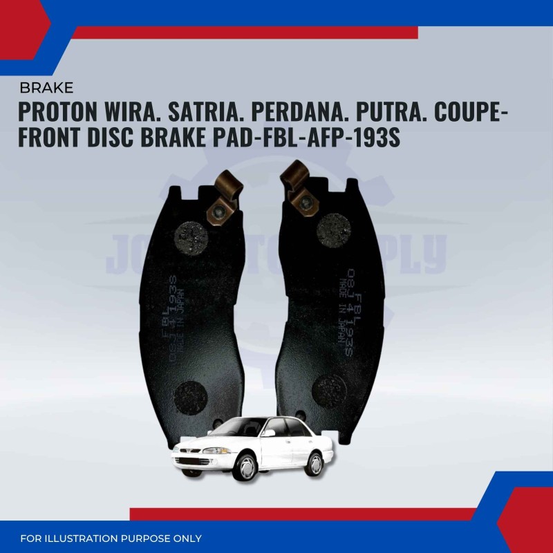 Proton Wira. Satria-Front Disc Brake Pad-FBL-AFP-139S