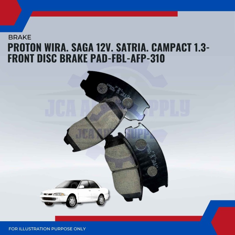Proton Wira. Saga. Satria-Front Disc Brake Pad-FBL-AFP310