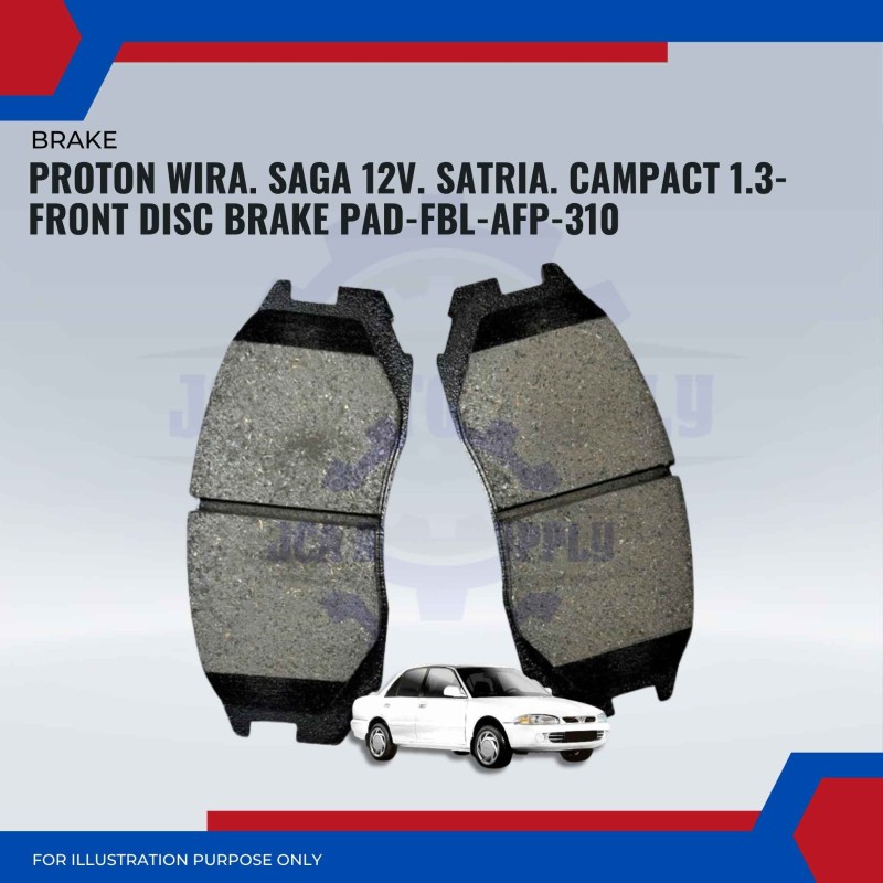 Proton Wira. Saga. Satria-Front Disc Brake Pad-FBL-AFP310