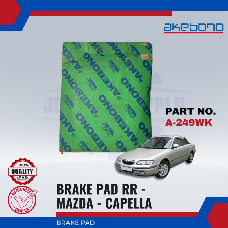 Mazda Capella-Front Brake Pads-AKEBONO-A-249WK-