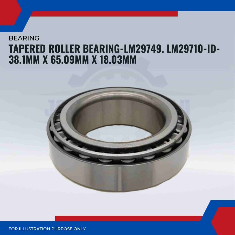 Tapered Roller Bearing-LM29749-LM29710-ID-38.1mm X 65.09mm X 18.03mm