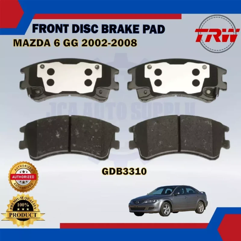 Mazda 6 GG-Front Disc Brake Pad-TRW-GDB3310