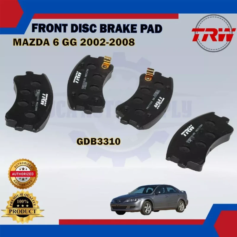 Mazda 6 GG-Front Disc Brake Pad-TRW-GDB3310