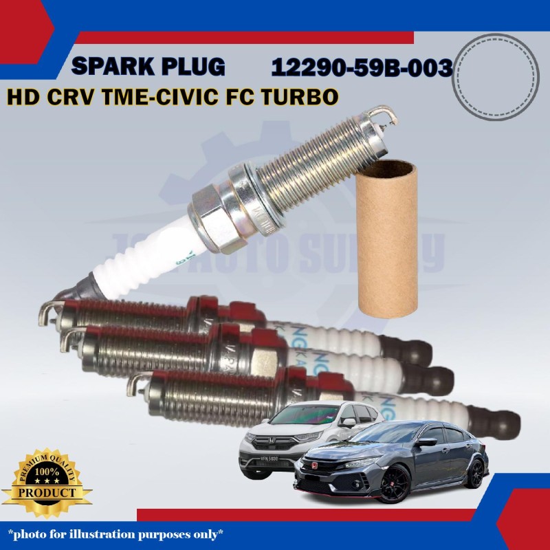 Honda Iridium Spark Plug-Honda CRV TME-Civic TEA-FC Turbo-Jade 1.5cc-12290-59B-003-ILZKAR8H8S