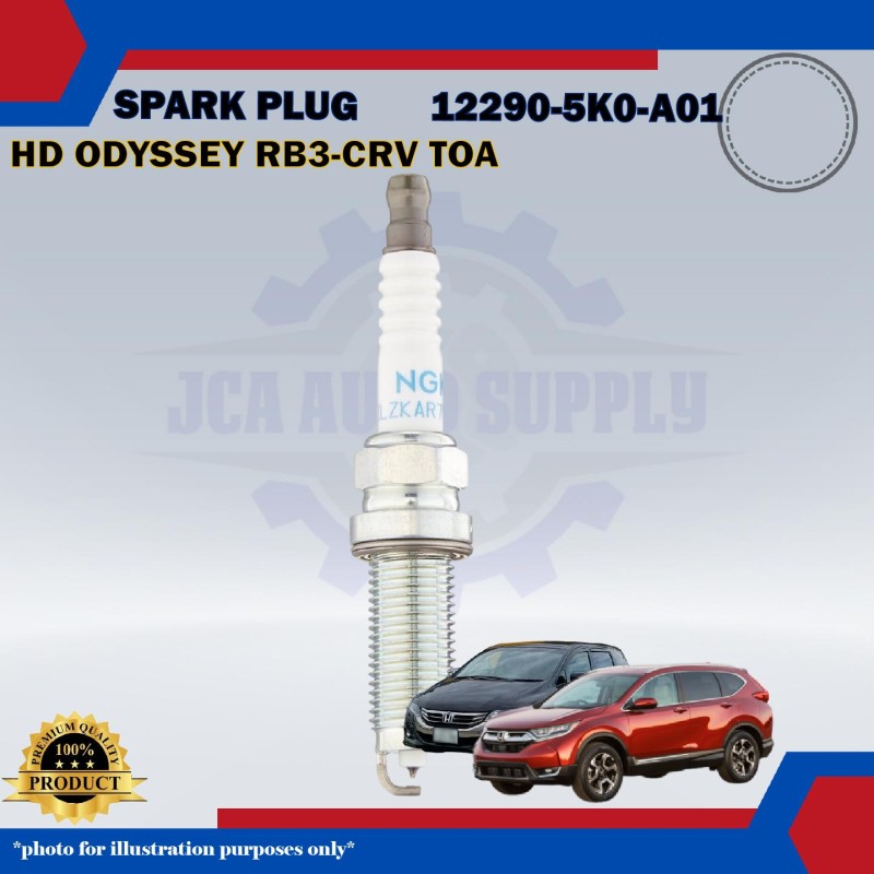 Honda Iridium Spark Plug-Honda Odyssey RB3-RC4-CRV TOA-Accord 2.4cc-12290-5K0-A01-ILZKAR7E11S